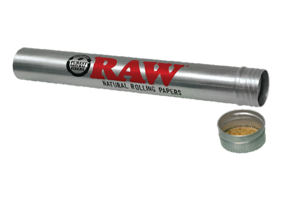 RAW Retro Aluminum Tube With Natural Cork Gasket Lid