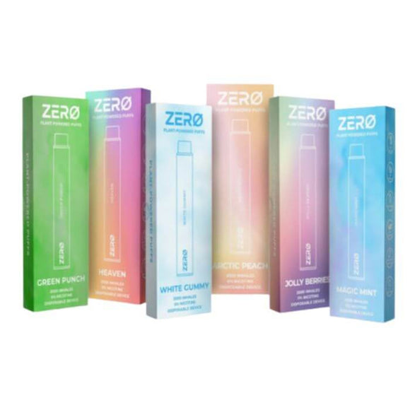 Zero Plant-Powered Puffs Aromatherapy 5.4ML ZERO NICOTINE 2000 Puffs