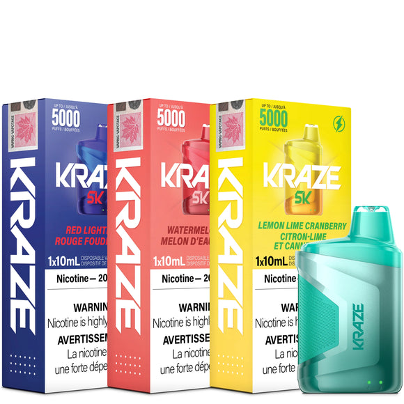 Kraze 5000 Disposable w/ Lanyard