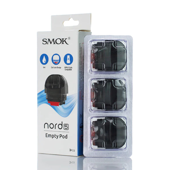 Smok Nord 5 Empty Replacement Pods 3pk