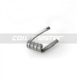 COIL MASTER PRE - BUILT 'STAPLE STAGGERED FUSED CLAPTON COILS' - PACK OF 3