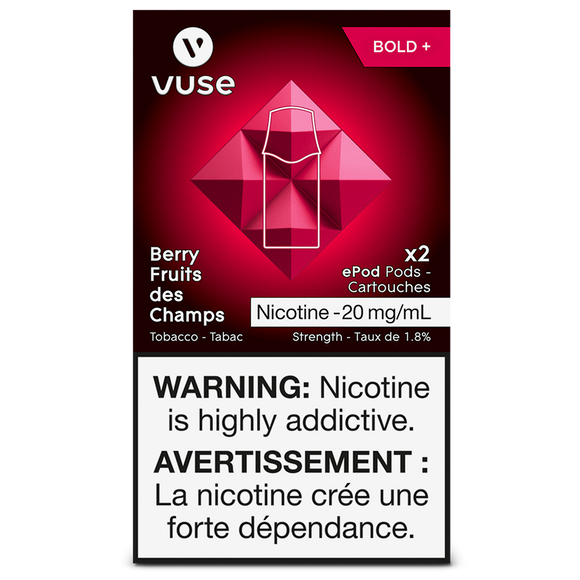 VUSE BOLD+ ePod Cartridges 1.8%