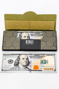 Benji $100 Bill Rolling Paper + Filter Tips