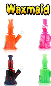 Waxmaid 3 in 1 Silicone Water Pipe - 7 inches