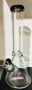 Big B Mom Glass Water Pipe Beaker Design With Diffused Downstem - 1310 Grams - 14 Inches - Assorted Colors [BK099]