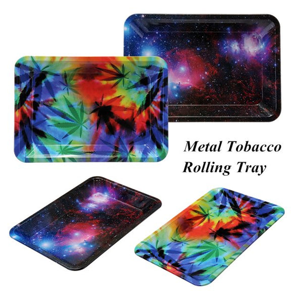 Metal Tobacco Rolling Tray - Mini