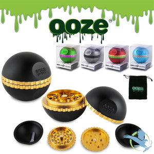 Ooze Saturn Globe 2.5 Inch 4 Piece Grinder