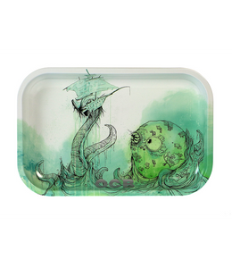 Medium Metal Rolling Tray - Assorted Colors