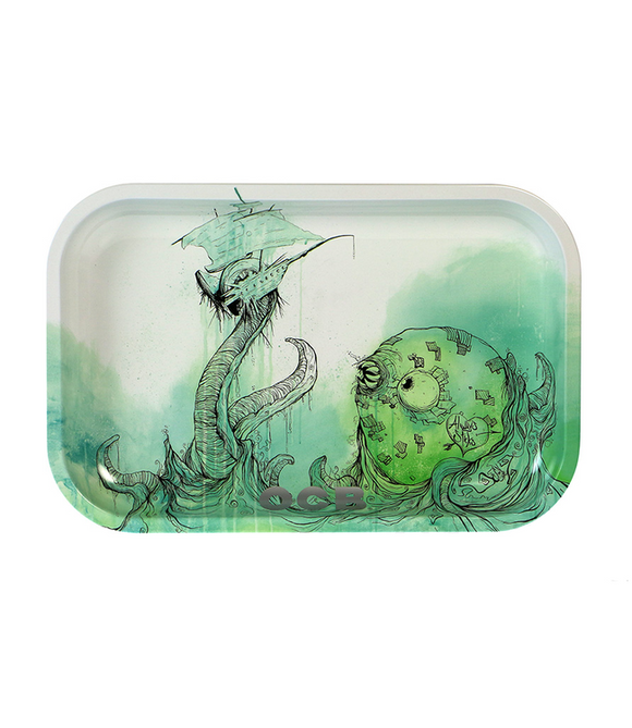 Medium Metal Rolling Tray - Assorted Colors