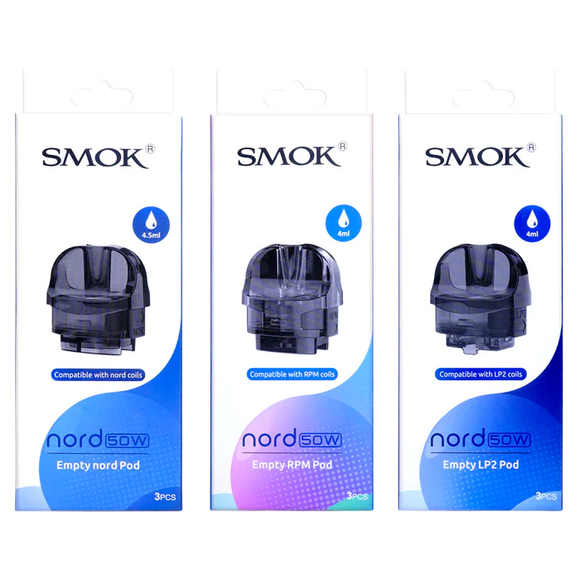 Nord 50W Empty Replacement Pods (3 Pk)