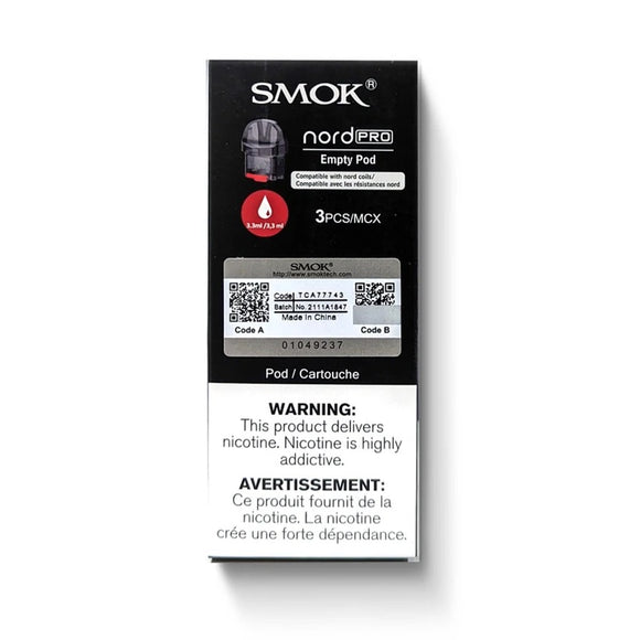 Smok Nord Pro Empty Pod (3pk)