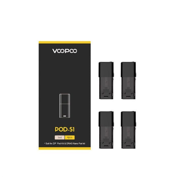 Voopoo Drag Nano S1 Replacement Pod (4 Pack)