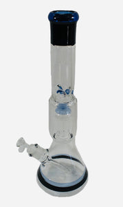 Glass Water Pipe Beaker Design With Tree Perc & Diffused Downstem - 1248 Grams - 17 Inches [MID-KML2]