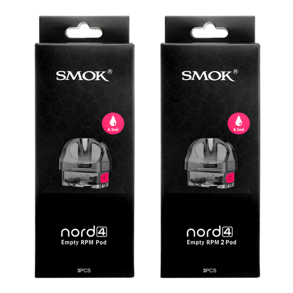 Smok Nord 4 (4.5ML) Empty Pods 3/Pk