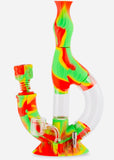 Ooze Echo 4-in-1 Silicone Glass Water Pipe & Nectar Collector