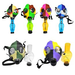 BLO Silicone Gas Mask with Acrylic Water Pipe