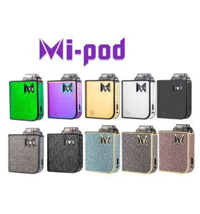 Smoking Vapor Mi-Pod Metal & Rave Collection & Limited Edition & Gentleman's Collection - Refillable Pod System With 2 Refillable Pod
